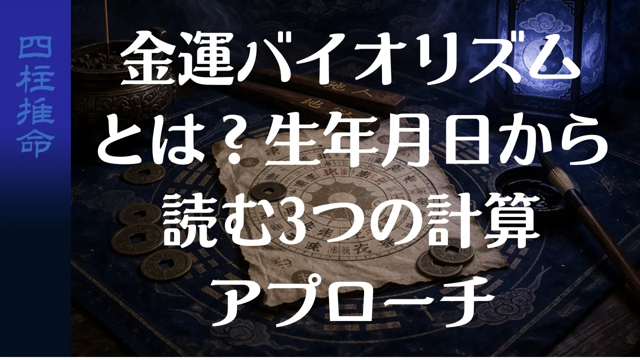 金運バイオリズムとは?生年月日から読む3つの計算アプローチ