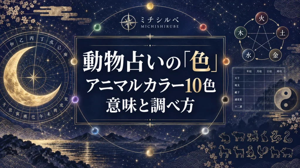 動物占いの色（アニマルカラー）10色｜意味と自分の色の調べ方