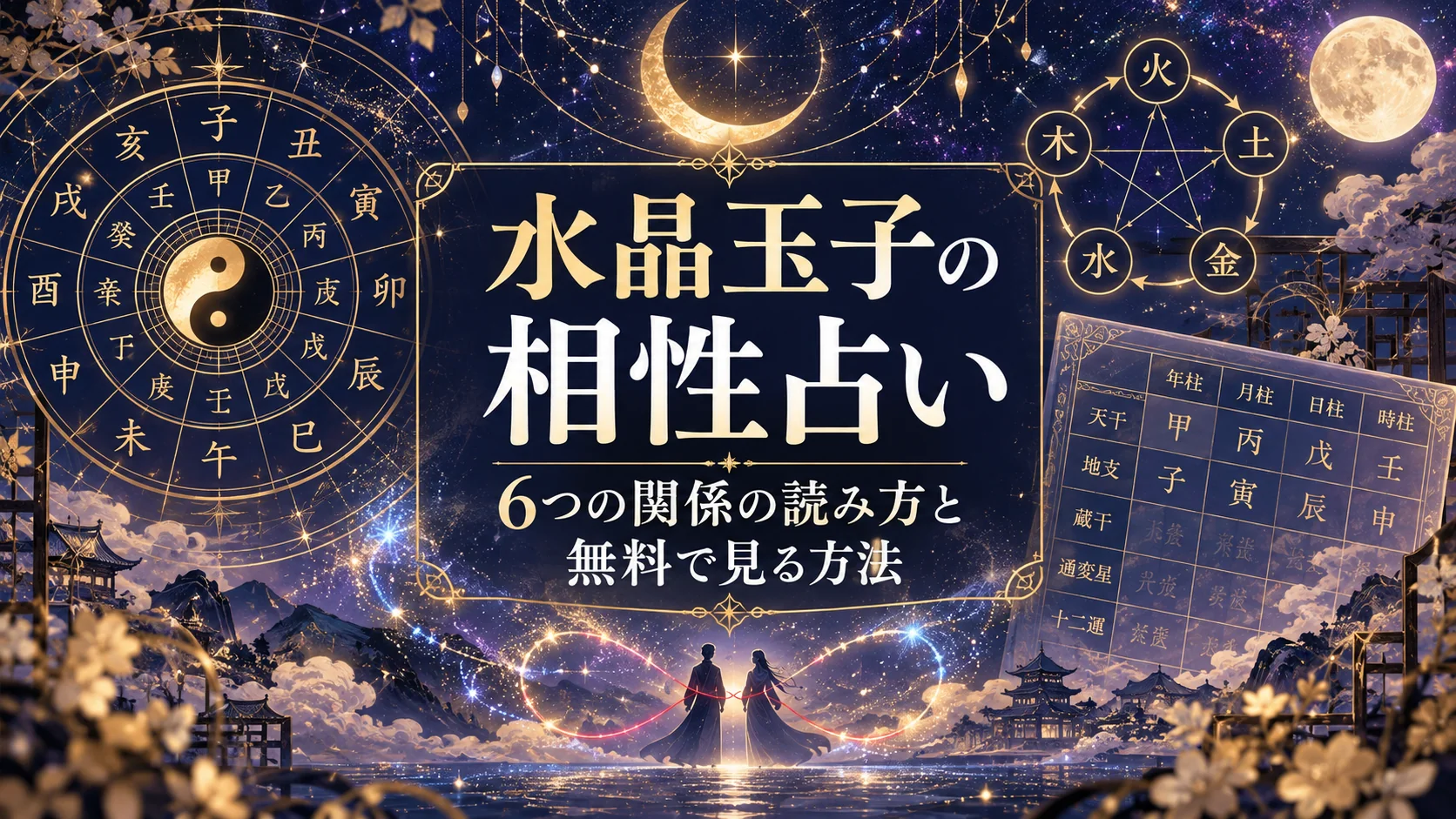 水晶玉子の相性占い|6つの関係の読み方と無料で見る方法